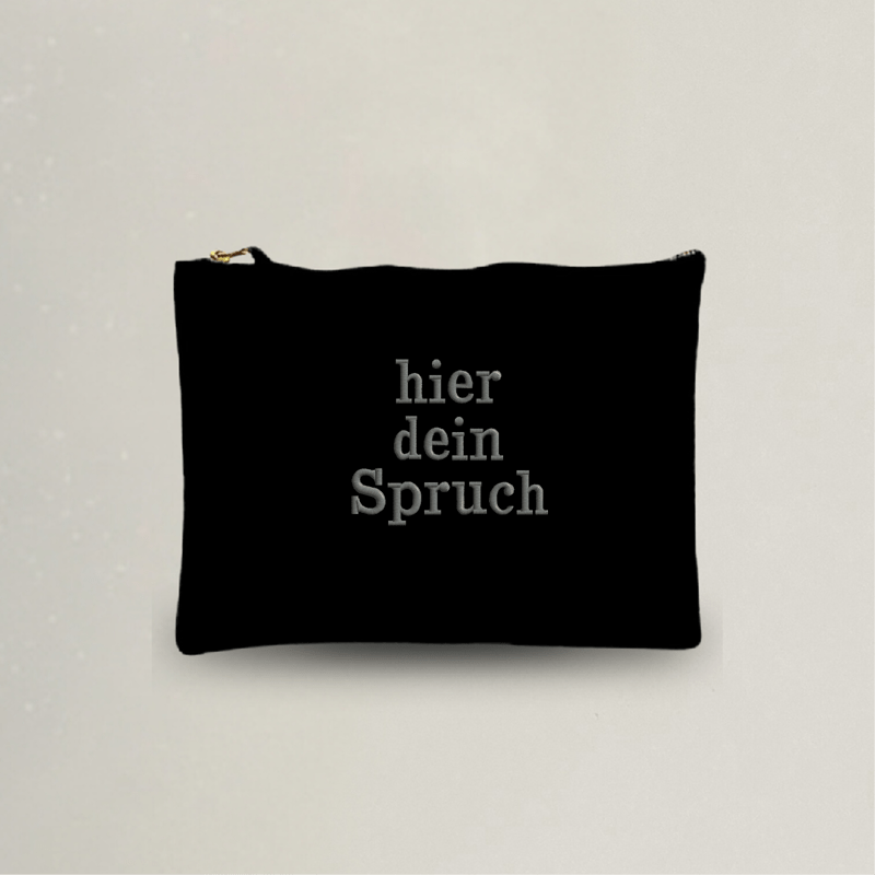 Aufbewahrungstasche - Personalisiert - Stickerei idadi