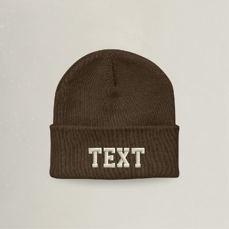 Beanie - Personalisiert - Stickerei idadi