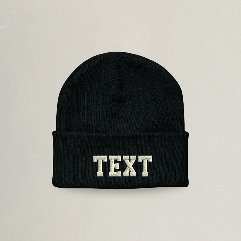 Beanie - Personalisiert - Stickerei idadi