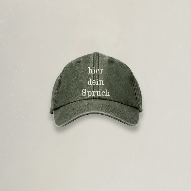 Kappe - Vorne - Personalisiert - Stickerei idadi