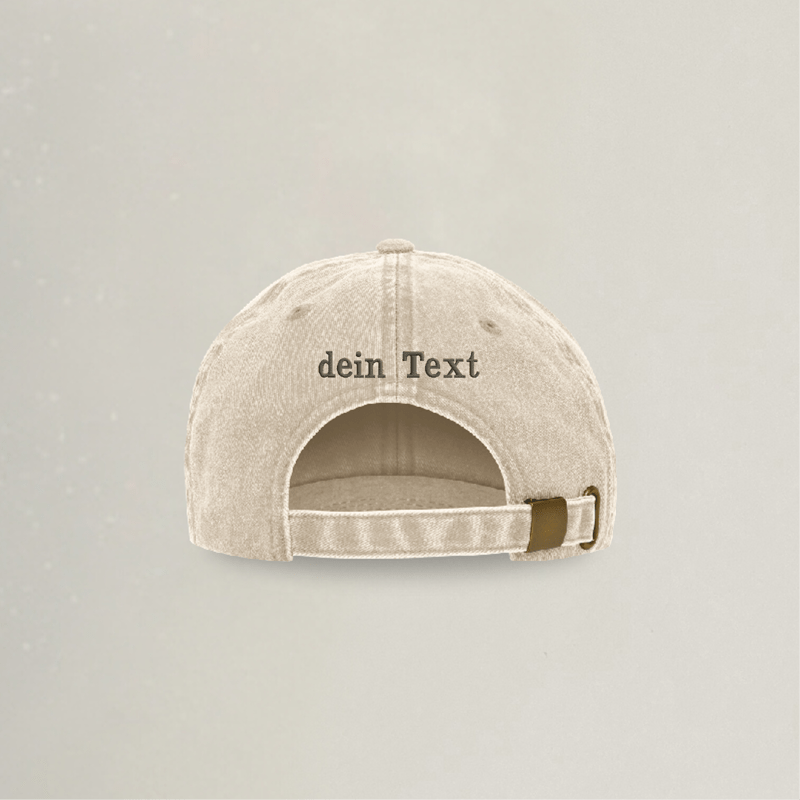 Kappe - Vorne/Hinten - Personalisiert - Stickerei idadi
