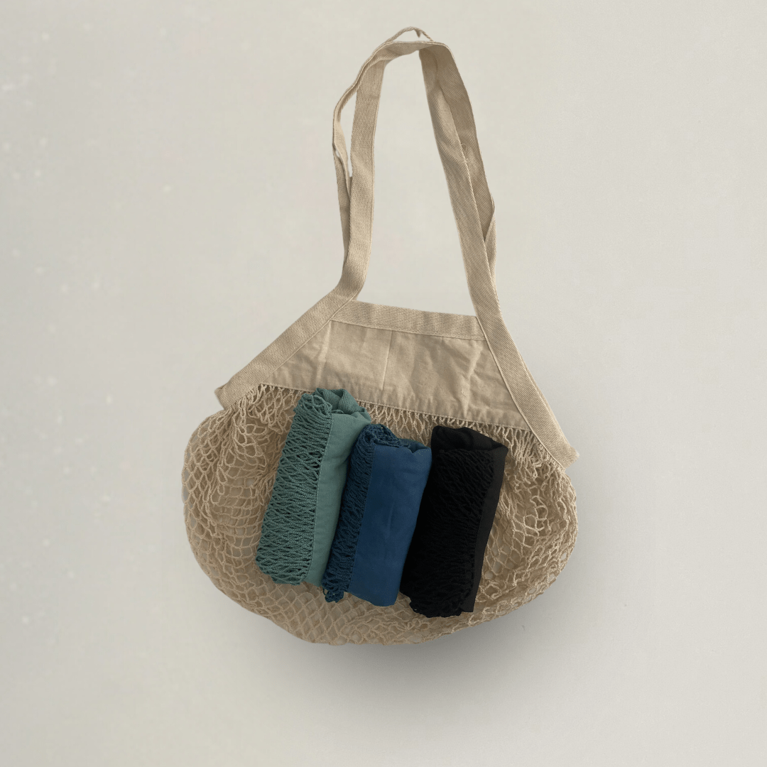Netztasche - Stickerei idadi