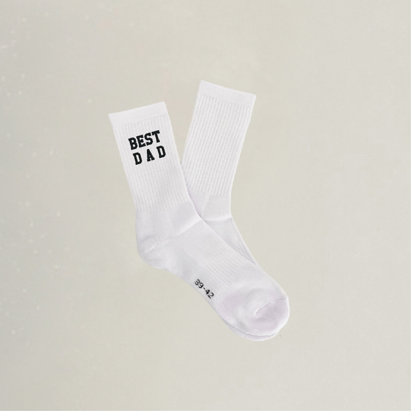 Socken - BEST DAD - Stickerei idadi