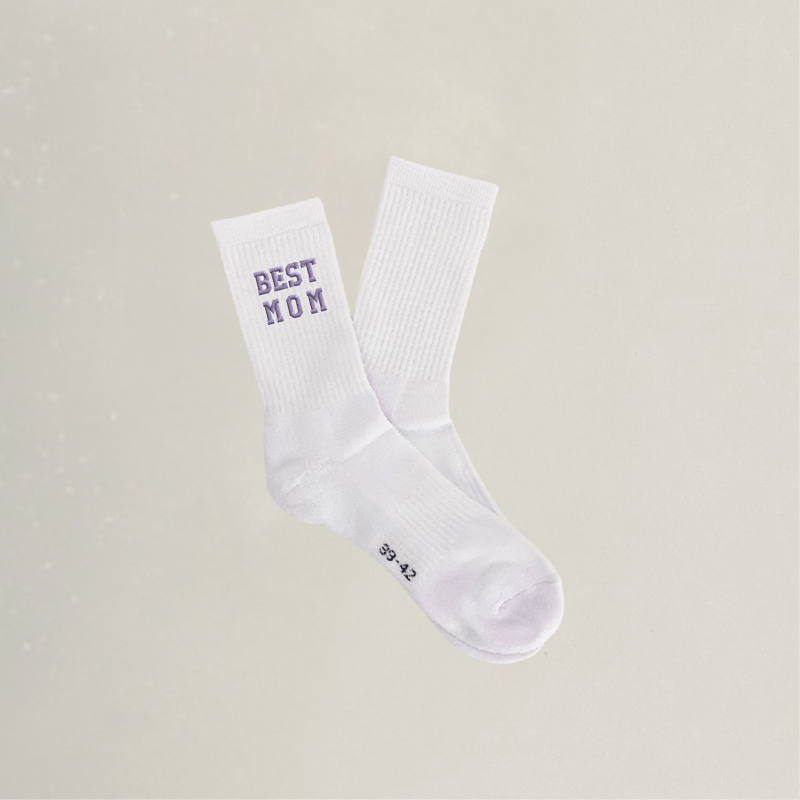 Socken - BEST MOM - Stickerei idadi
