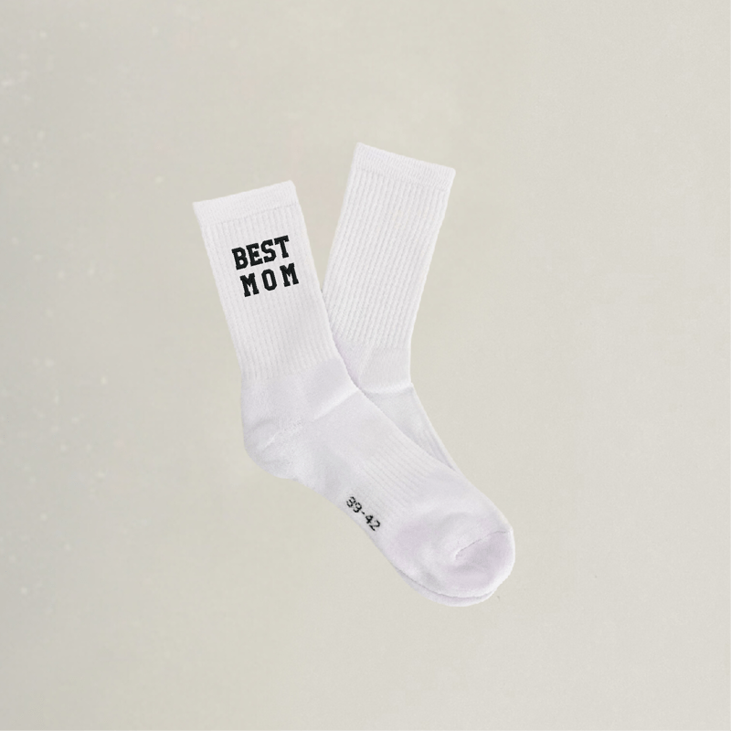 Socken - BEST MOM - Stickerei idadi
