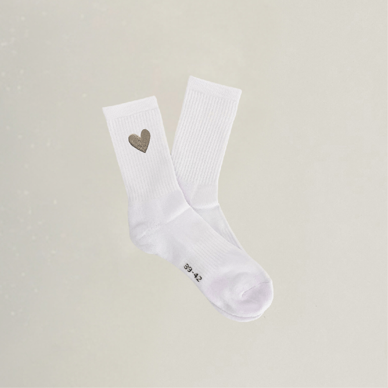 Socken - Herz - Stickerei idadi