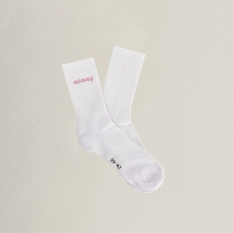 Socken - mommy - Stickerei idadi