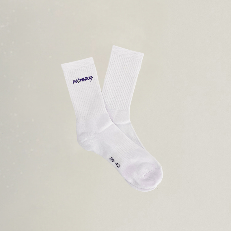 Socken - mommy - Stickerei idadi