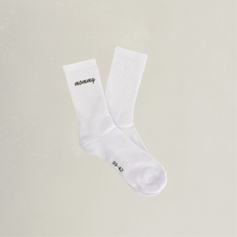 Socken - mommy - Stickerei idadi