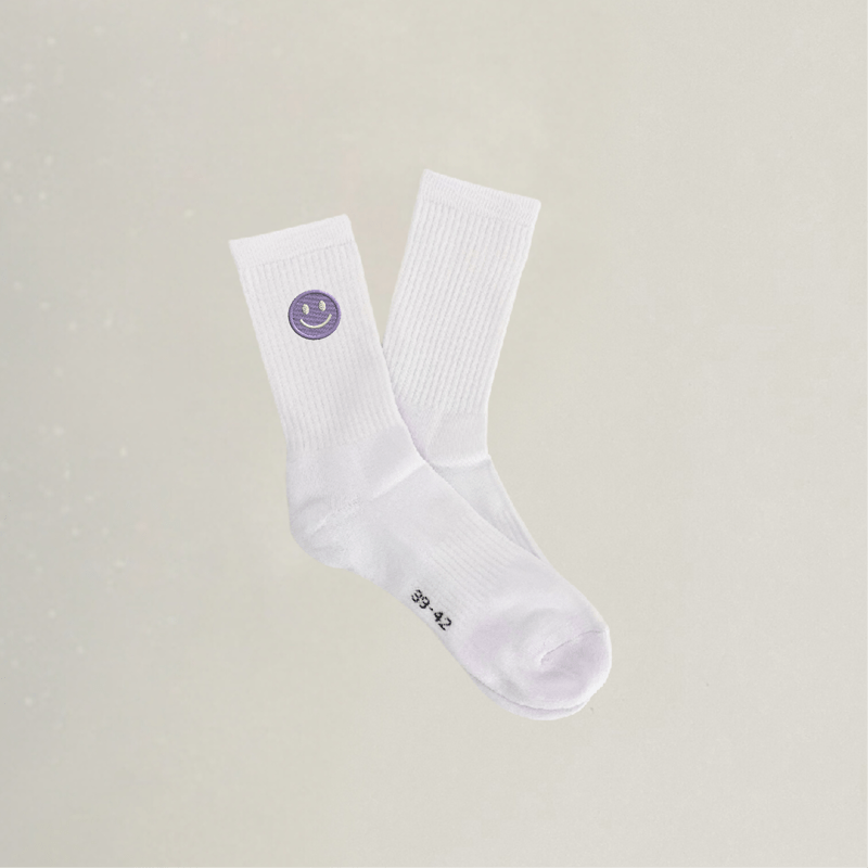 Socken - Smiley - Stickerei idadi