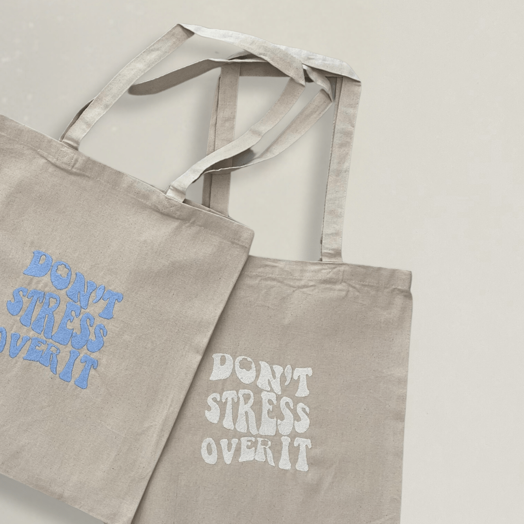 Stoffbeutel - Dont't Stress Over It - Stickerei idadi