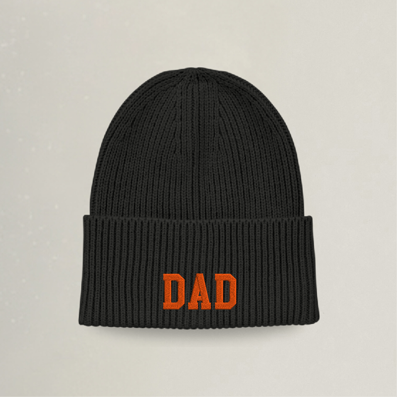 Strick Beanie - DAD - Stickerei idadi