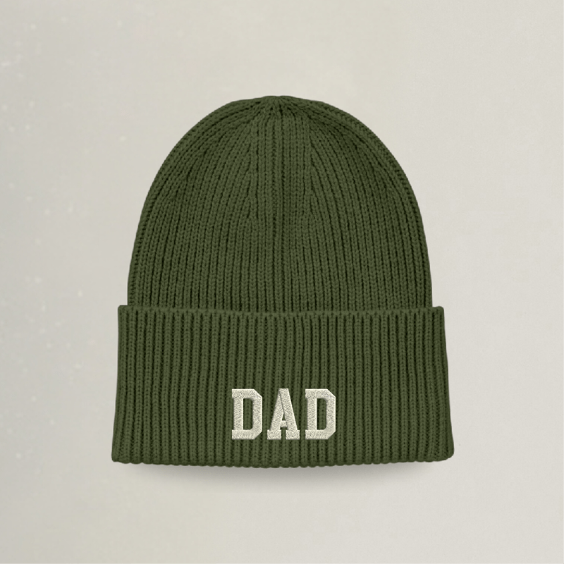 Strick Beanie - DAD - Stickerei idadi