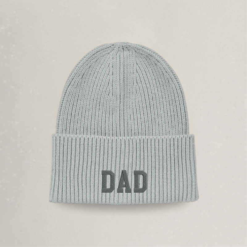Strick Beanie - DAD - Stickerei idadi