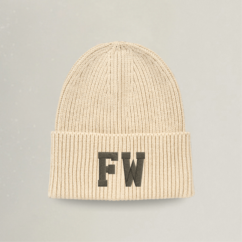 Strick Beanie - Personalisiert - Stickerei idadi
