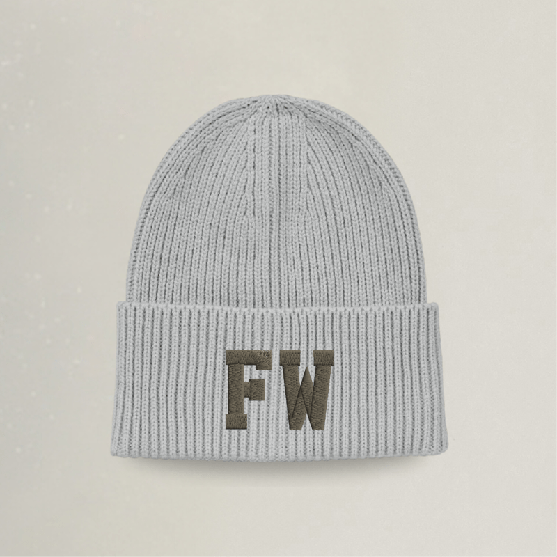 Strick Beanie - Personalisiert - Stickerei idadi