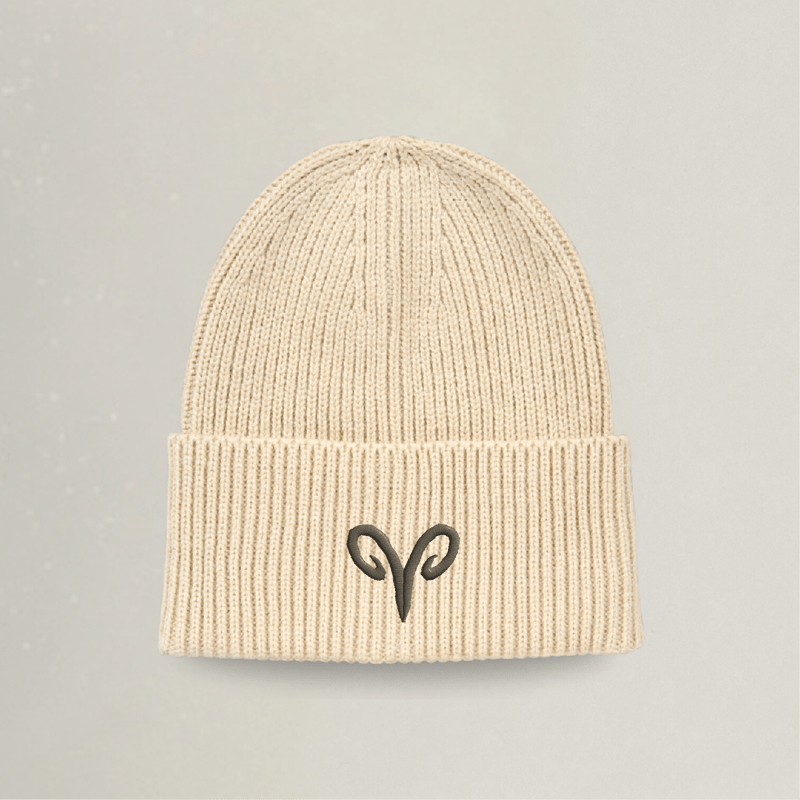 Strick Beanie - Sternzeichen - Stickerei idadi