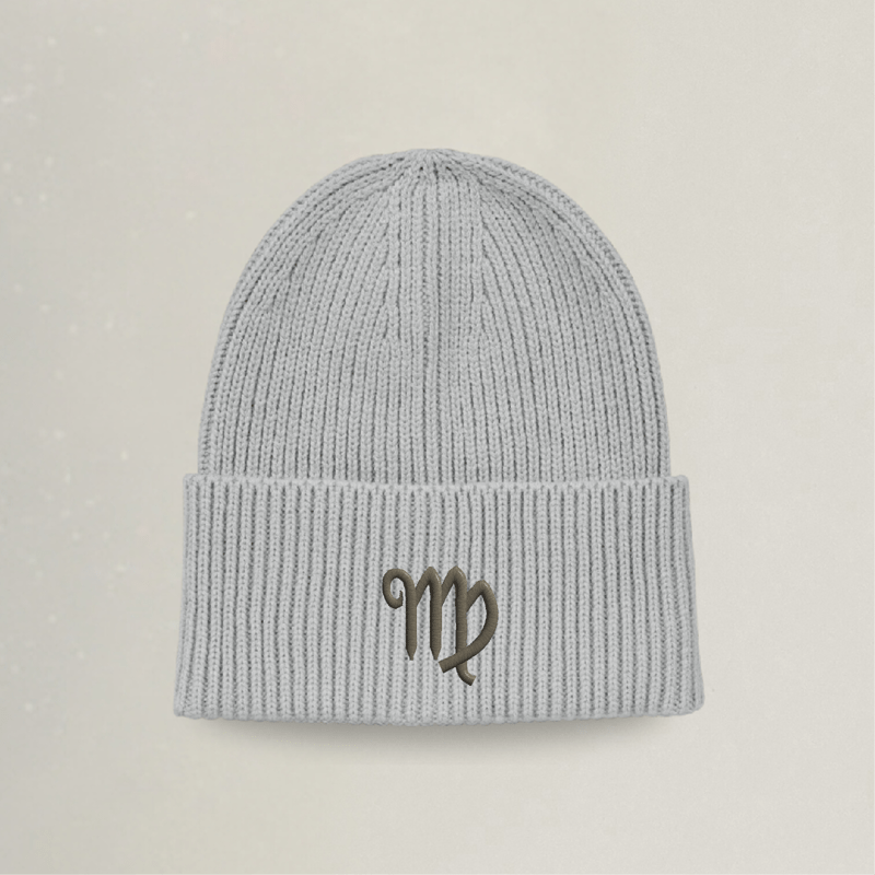 Strick Beanie - Sternzeichen - Stickerei idadi