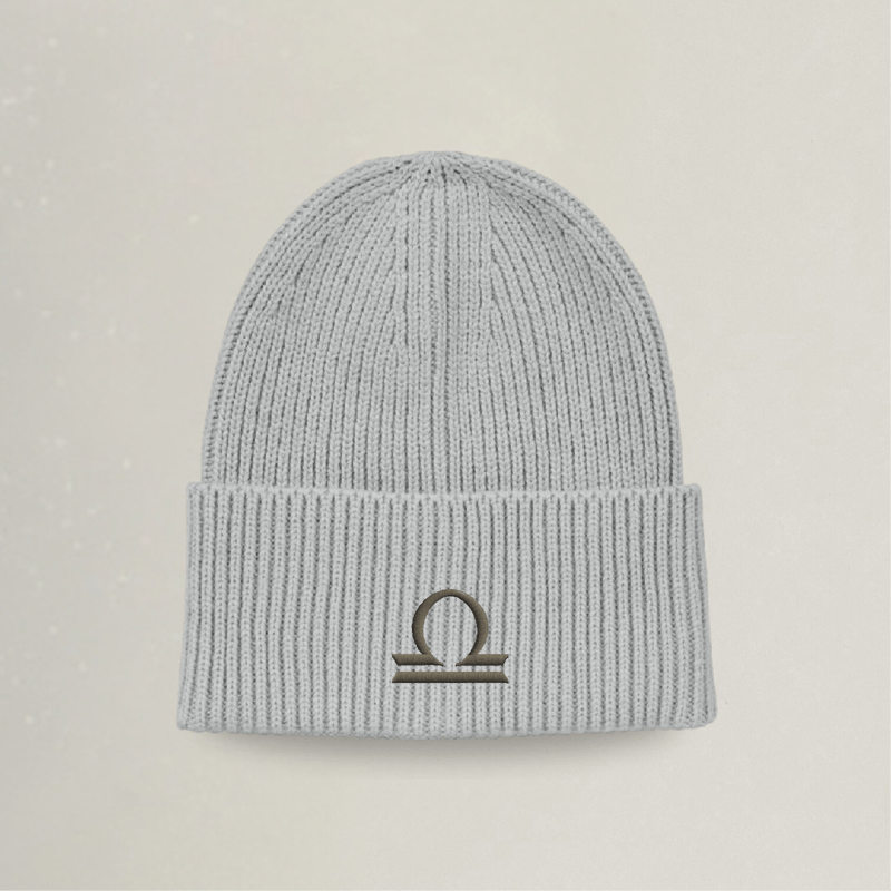 Strick Beanie - Sternzeichen - Stickerei idadi