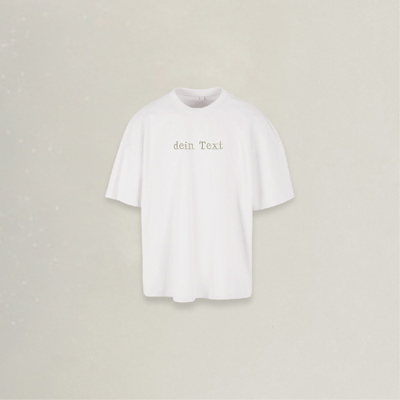 T-Shirt - Vorne/Hinten - Personalisiert - Stickerei idadi