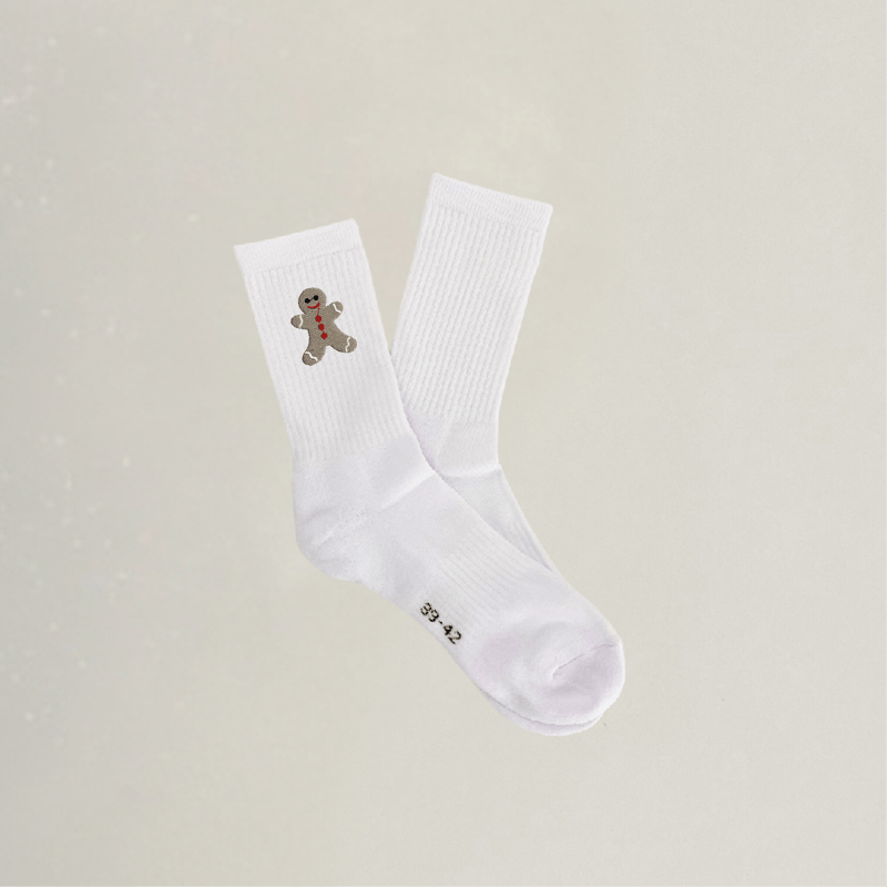 Socken - Lebkuchen - Stickerei idadi