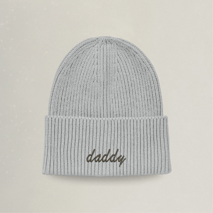 Strick Beanie - daddy - Stickerei idadi