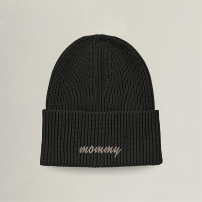 Strick Beanie - mommy - Stickerei idadi