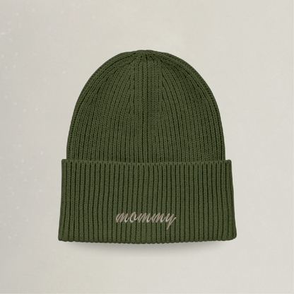 Strick Beanie - mommy - Stickerei idadi