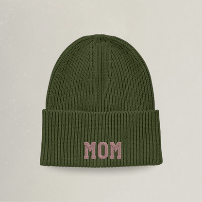 Strick Beanie - MOM - Stickerei idadi