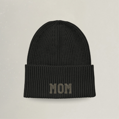Strick Beanie - MOM - Stickerei idadi