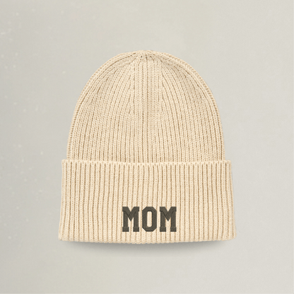 Strick Beanie - MOM - Stickerei idadi