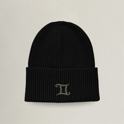 Strick Beanie - Sternzeichen - Stickerei idadi